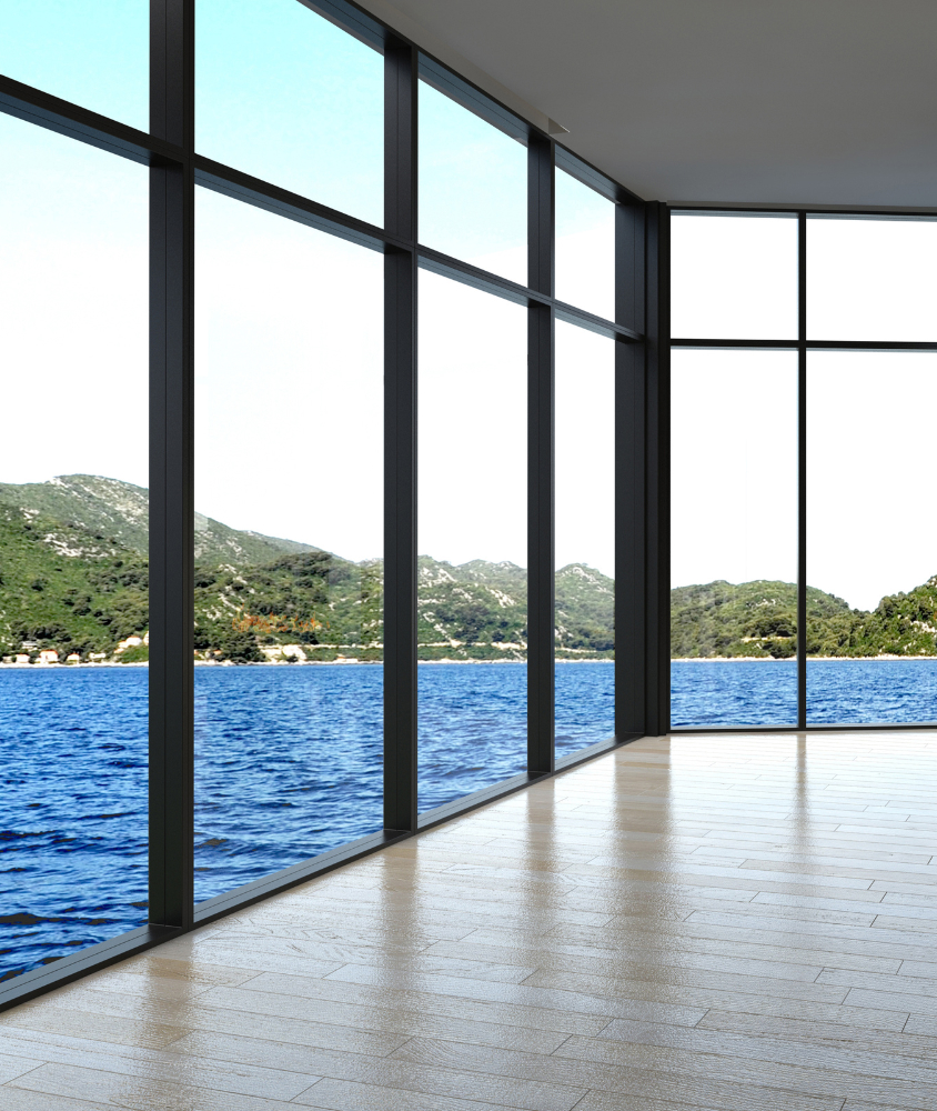 paredes de vidro em Volta Redonda