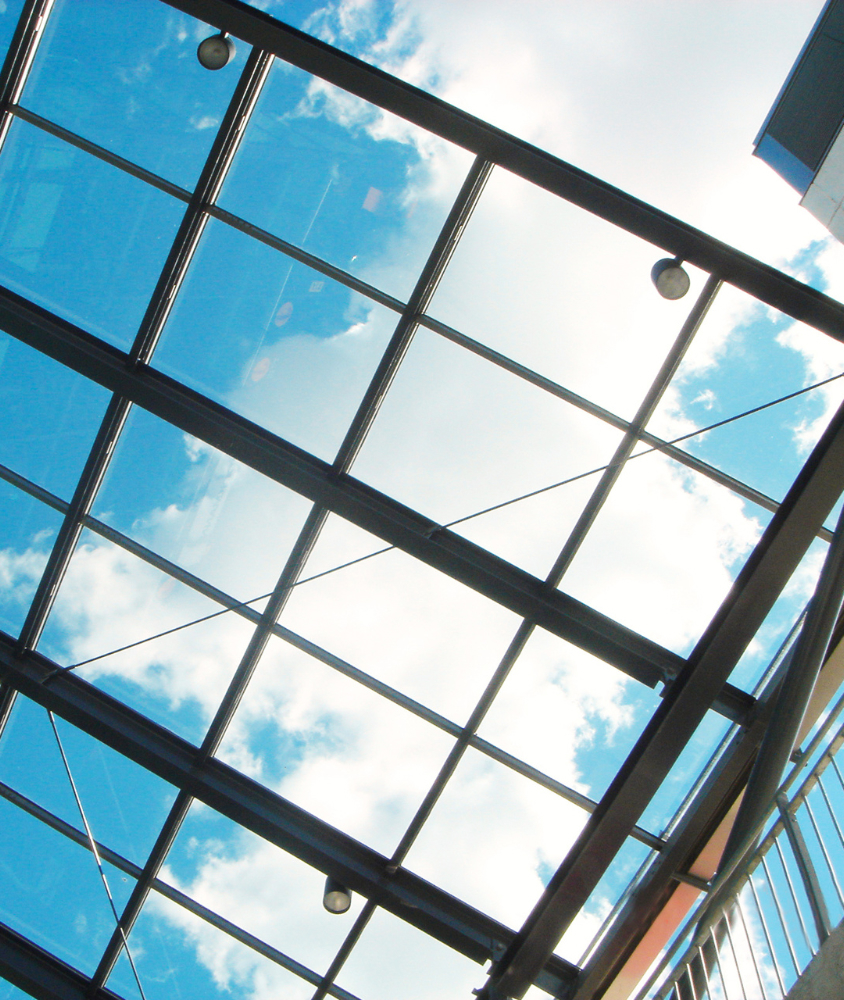 teto de vidro em Volta Redonda